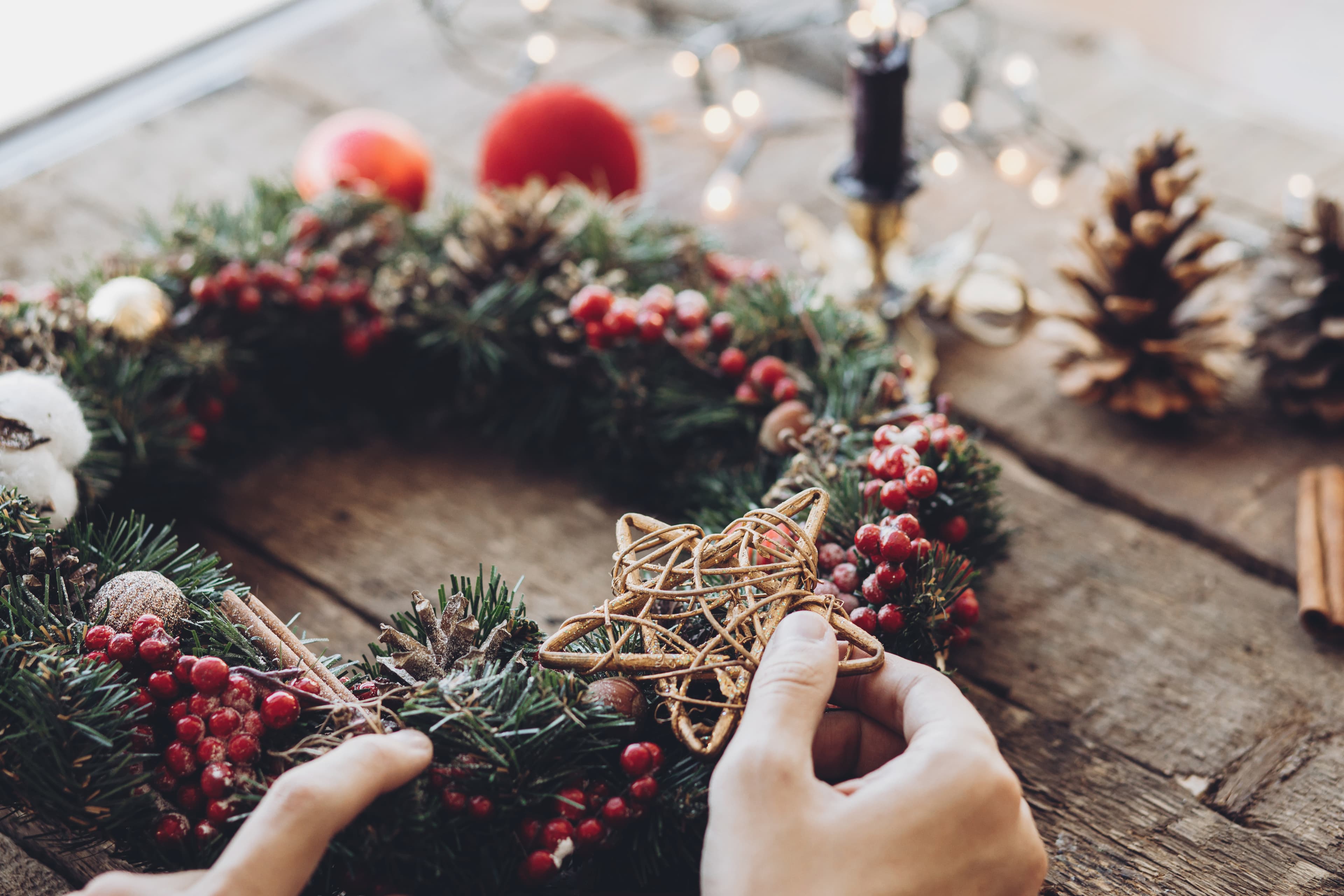 Hands-on festive workshop experience