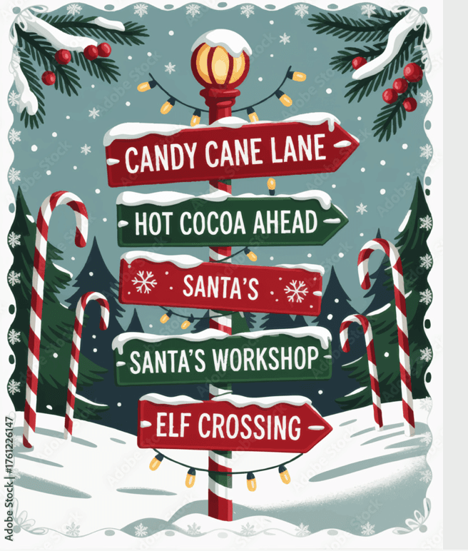 Festive grotto experience for families